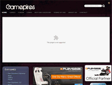 Tablet Screenshot of gamepires.com